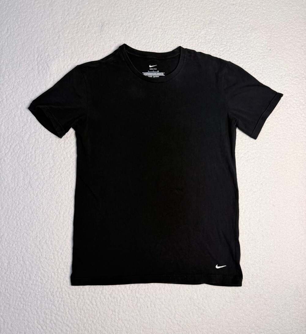 Nike Dri-FIT Cotton Blend Training T-Shirt Black Size S